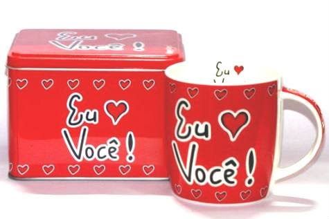 Caneca EU AMO VOCÊ